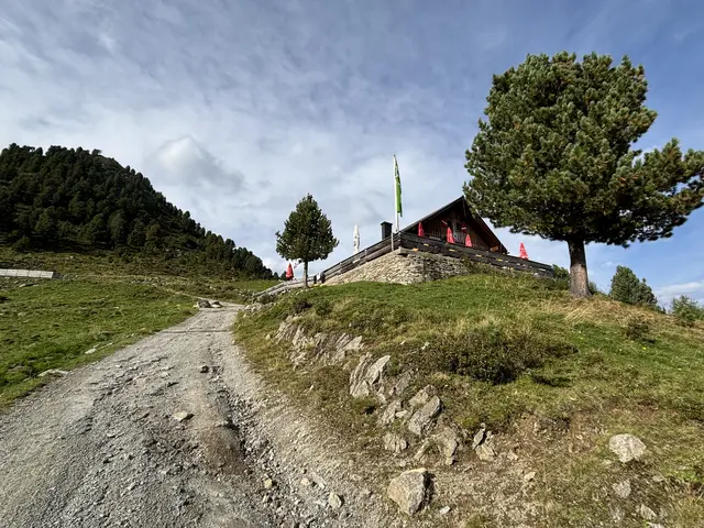 Der Weg zur Hütte muss für die Bauarbeiten vorbereitet werden. | Foto: © Georg Larcher