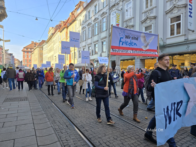Frieden, Demonstration, Graz