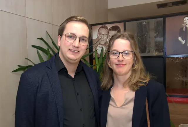 Thomas Hauber und Celina Faimann aus Zwentendorf. | Foto: Christian Nowotny