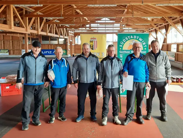 2. Platz ; ESV Ruprechtshofen mit, Karl Lettner, Gerhard Lettner, Josef Lettner, Johann Hintersteininger.
