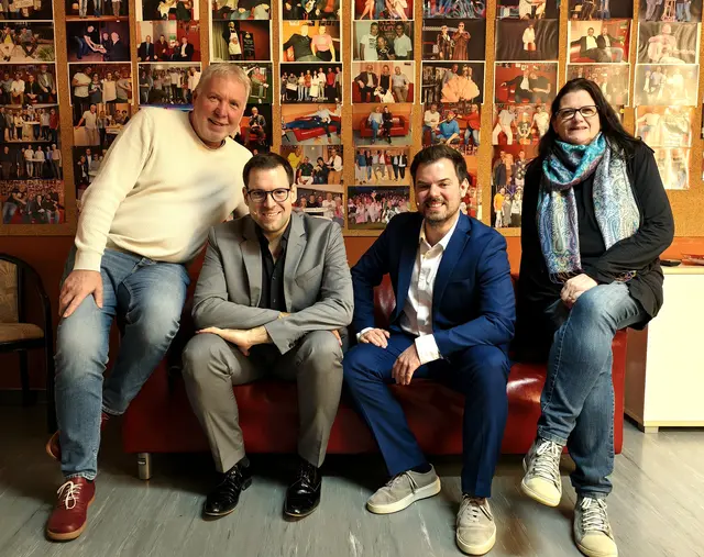 Manfred Bichler, Flo und Wisch und Silvia Drescher. | Foto: Christian Nowotny