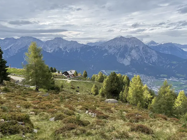 Blick auf die Hütte und die Hohe Munde. | Foto: © Georg Larcher