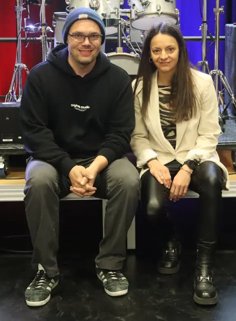 Koordinator der Musikmittelschule Christian Unsinn und Julia Schmitzberger vom Tiroler Kulturservice waren sehr stolz auf das erfolgreiche und vielfältige Event.  | Foto: Tatschl