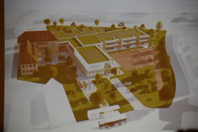So hätte ein möglicher Plan für den geplanten Campus am Areal der jetzigen Mittelschule Eberau aussehen können. | Foto: MeinBezirk/Michael Strini
