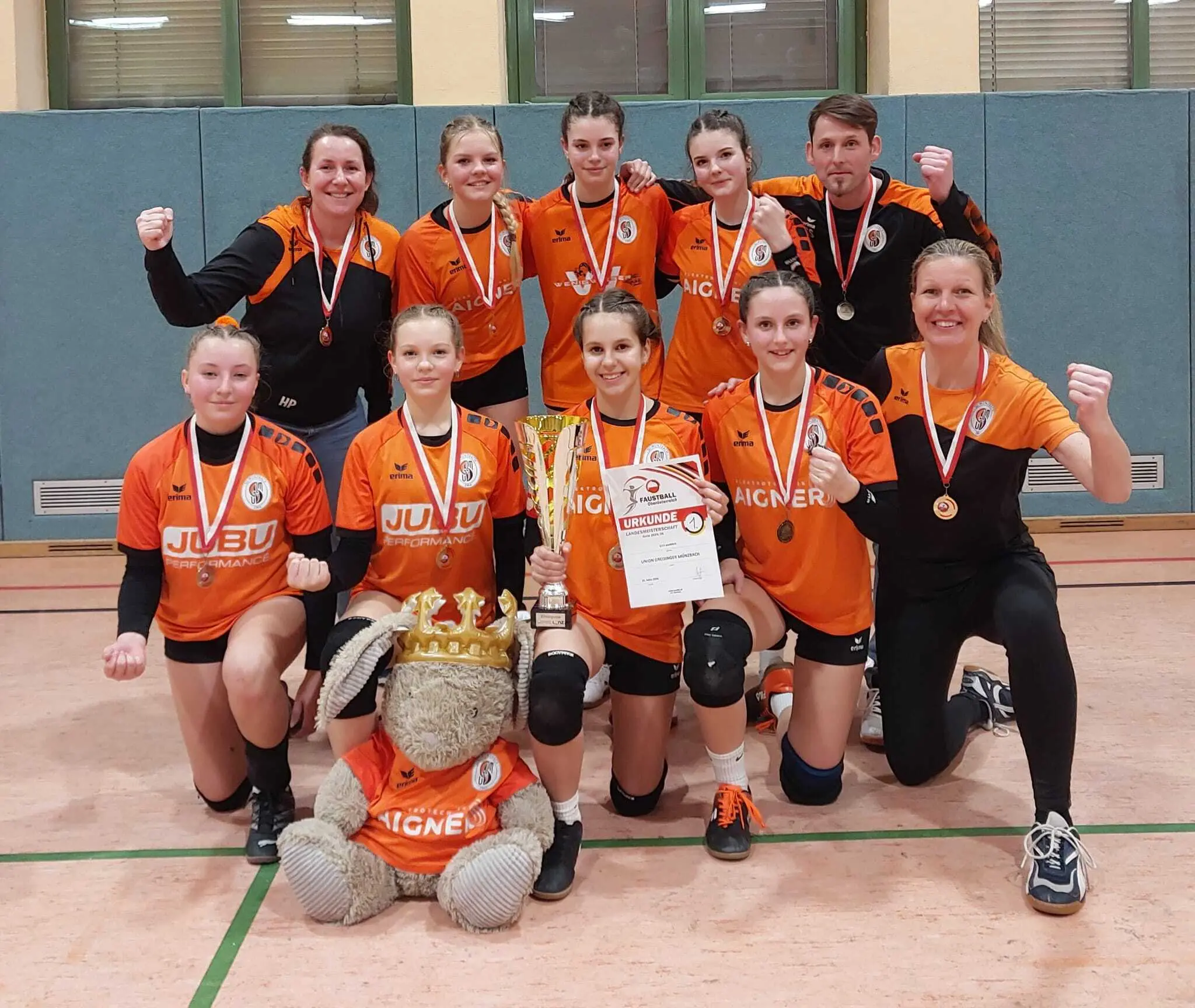 Fistball: Münzbach girls conquer U14 state championship title - | Perg