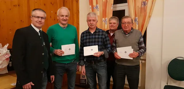 Wolfgang Inhauser, Josef Steyrer, Josef Steingassner, Karl Stubenvoll, Johann Fiby.  | Foto: ÖKB
