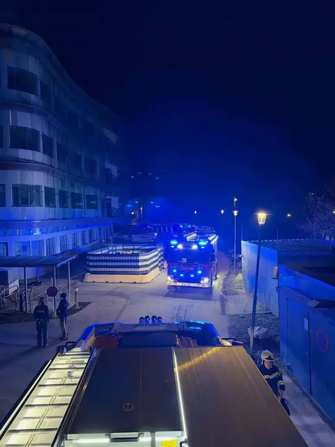 Der Einsatz am ISTA erfolgte mitten in der Nacht. | Foto: FF Maria Gugging