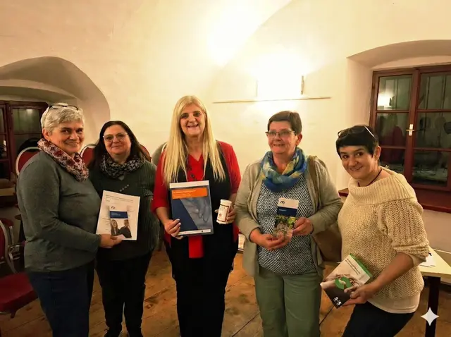 Erika Högenauer, Christine Resl, Hilde Juricka, Cornelia Prock und Natascha Barger-Geist. | Foto: Gesunde Gemeinde