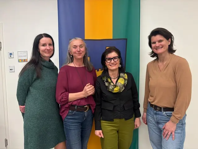 Bimbulli-Geschäftsführerin Brigitte Eberhard konnte als Vortragende Karin Kaiser-Rottensteiner (2.v.li.) gewinnen. | Foto: Bimbulli GmbH