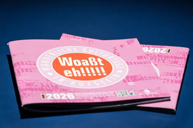 Das neue Programmheft der Wunderlichen Kulturtage 2026 in Kufstein, jetzt überall, natürlich kostenlos zu bekommen..... | Foto: Marco Pircher / Kulturverein Wunderlich