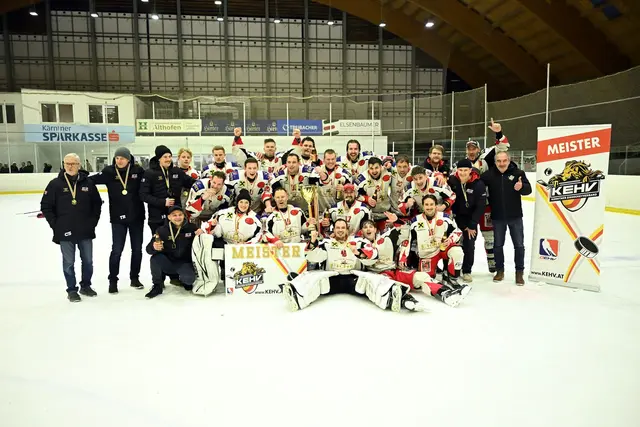 Jubelstimmung beim EC13 St. Salvator - Meister! | Foto: KEHV FB