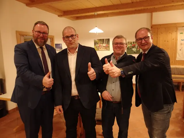 Tobias Höglinger, Christian Radlinger, Dietmar Lackner und Martin Winkler (v. l. n. r.). | Foto: SPÖ Oftering