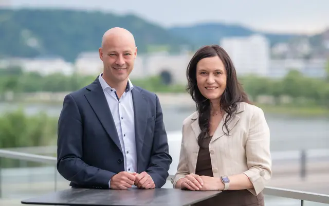 OÖ Familienbund-Obmann Martin Hajart und OÖ Familienbund-Geschäftsführerin Ana Aigner | Foto: Andreas Röbl