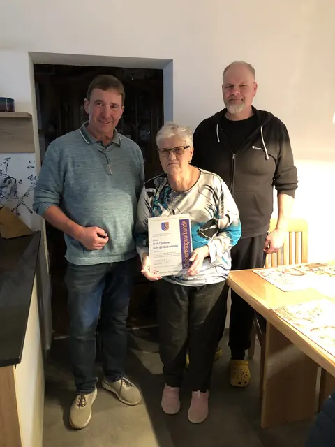 Christine Wolf aus Edlitz beging den 80. Geburtstag. | Foto: Gemeinde Deutsch Schützen-Eisenberg