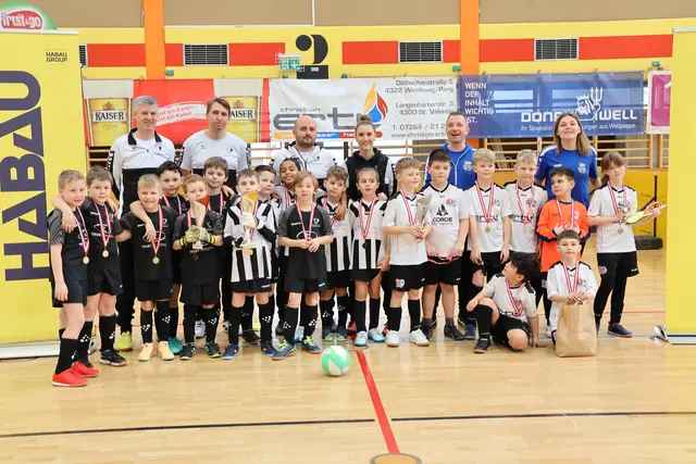 In der U8 belegten die Teams von Union Naarn die Plätze 1 und 3, Zweiter wurde die SPG Perg/Windhaag. | Foto: Askö Perg