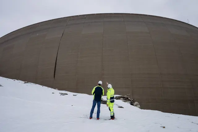 Die Staumauer muss regelmäßig überprüft werden.  | Foto: VERBUND/Wiedl