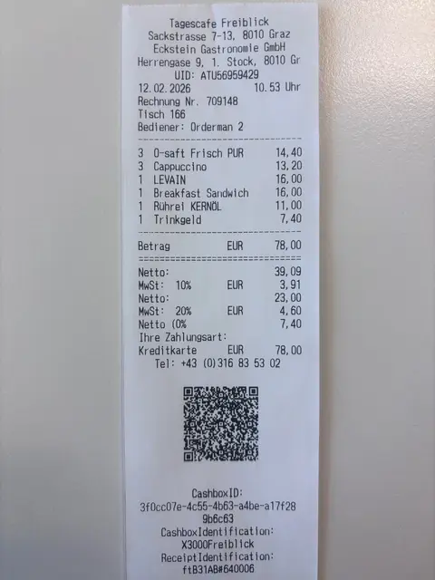 Beim Freiblick gibt es viele Frühstücksvariationen. | Foto: Konstantinov