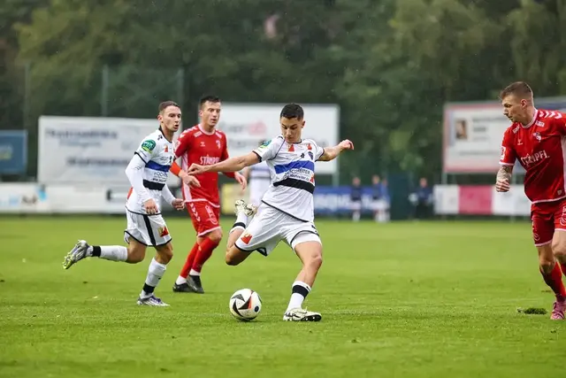 Szene aus dem OÖ-Liga-Spiel Bad Leonfelden gegen Friedburg vom Herbst 2025. | Foto: Benjamin Reischl