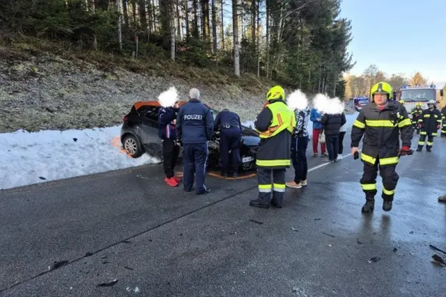 Technischer Einsatz in Hochneukirchen | Foto: Katrin Plank / FF Hochneukirchen