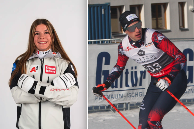 Skifahrerin Pia Hauzenberger und Langläufer Kilian Kehrer treten bei der Junioren WM in Norwegen an.  | Foto: Ski Austria OÖ