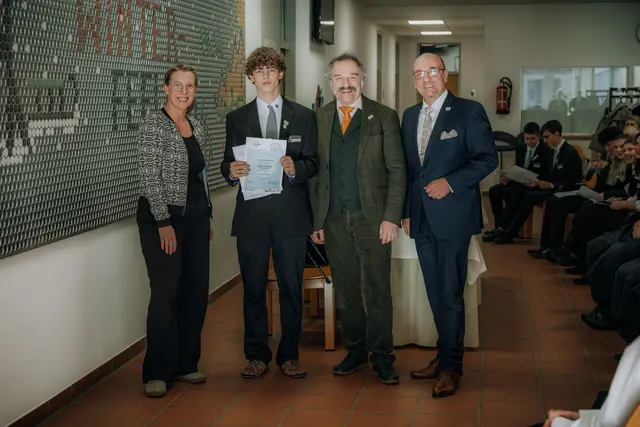 Mit ausgezeichnetem Erfolg bestand Lukas Oberforster aus Großraming | Foto: BBS Weyer/Christian Kaltenbrunner