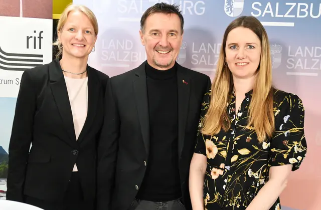 Andrea Zarfl, Martin Zauner und Sabrina Rohrmoser. | Foto: Josef Wind