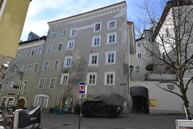Baustopp für das Haus Oberhofgasse 2. | Foto: Josef Wind