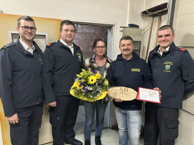 LM Jürgen Hengst, seines Zeichens seit dem Jahr 2012 Mitglied der Freiwilligen Feuerwehr Göpfritz/Wild und seit 2017 als Gehilfe des Fahrmeister tätig, feierte Anfang März 2026 seinen 50. Geburtstag.  | Foto: FF Göpfritz an der Wild