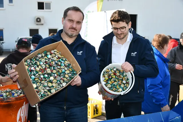 Von links: Markus Kreindl, Stefan Winkler (FCC). | Foto: Erwin Pramhofer