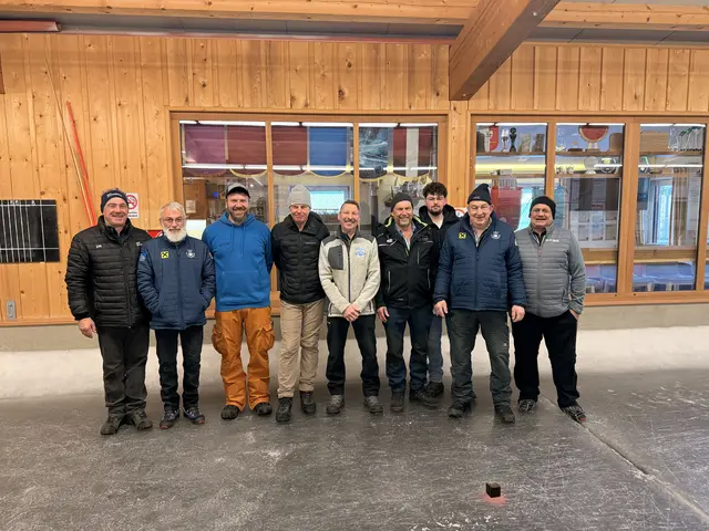 Vorrunde Gruppe A; 2. Martin Luxner, 1. Wolfgang Baumann, 9. Martin Beihammer, 5. Bruno Reiter, 7. Stefan Seibl, 8. Georg Schmid, 3. Johann Resinger, 4. Michael Hochfilzer und 6. Richard Mitterer.