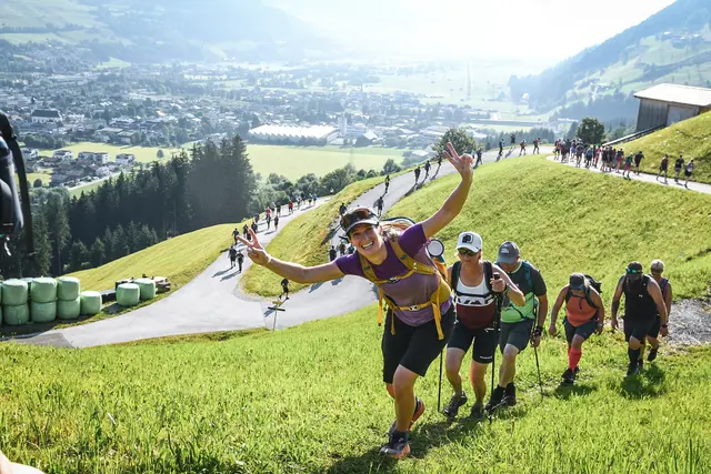 Beim Megamarsch in Mittersill, 2024. | Foto: Sportograf