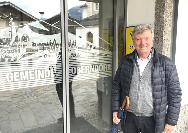 Hans Schweigkofler, Bürgermeister der Gemeinde Oberndorf. | Foto: Klaus Kogler