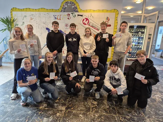 Schülerinnen und Schüler der 4. Klassen absolvierten erfolgreich eine Ausbildung zu Ersthelfern. | Foto: MS St. Gertraud