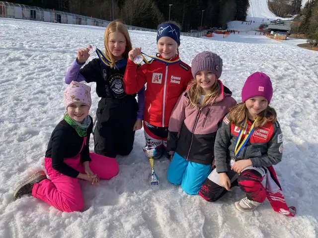 In der weiblichen Teamwertung weiblich erreichten Lara Kausl, Carolina Gruber, Luisa Gravogl, Emilia Gaar und Johanna Auer Rang 2 für die VS Türnitz. | Foto: VS Türnitz
