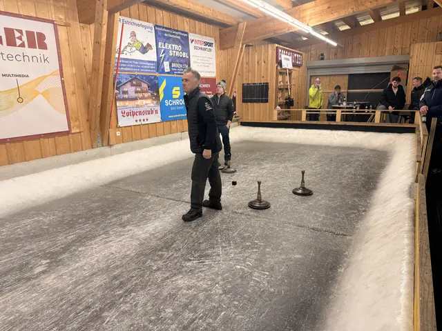 Impressionen; Der Meister im Einsatz Martin Luxner