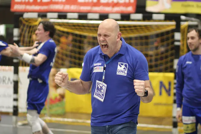 Erleichterung bei Trainer Vladi Mitkov. | Foto: arbes