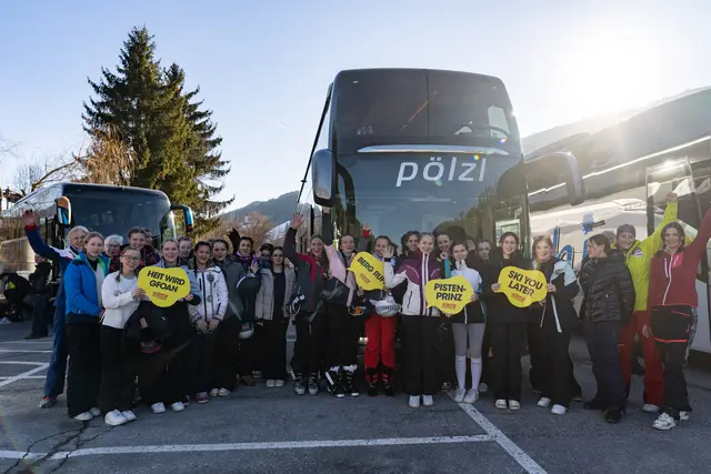 Die Fachschule Maria Lankowitz ließ sich den Antenne Steiermark-Snowday nicht entgehen. | Foto: Ripix