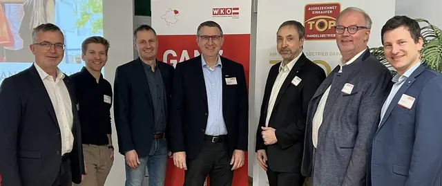 Von links: Thomas Denk, Moritz Weibold, Thomas Peterseil, Martin Sonntag, Gerald Walter, Christian Naderer und Christoph Redl. | Foto: Wirtschaftskammer Freistadt