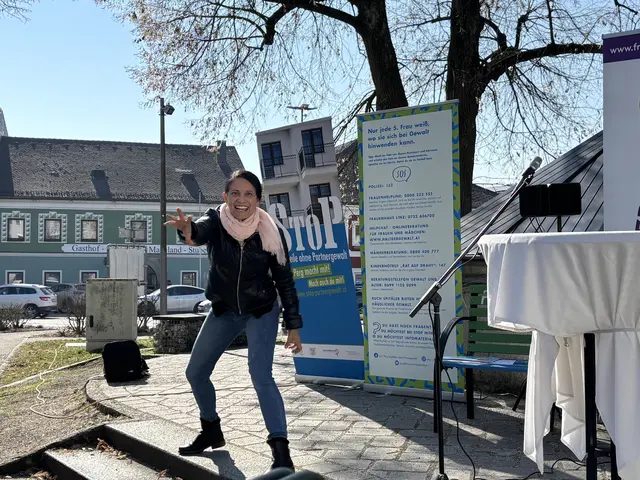 Tanzeinlage von Liliana Sánchez Vallejos, die zum Mitmachen animierte. | Foto: MeinBezirk Perg/Köck