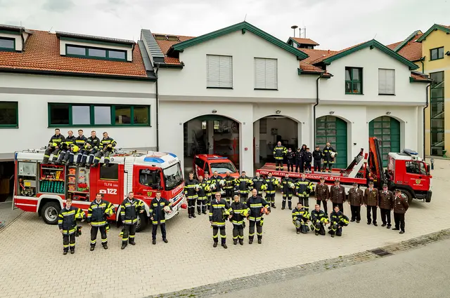 Mannschaft FF Heiligenkreuz. | Foto: Christian Schörg