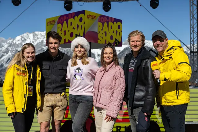 Sorgten für Unterhaltung: Antenne-Steiermark-Moderatoren Valentina Ober und Markus Dietrich (rechts) mit Chris Steger, Stella Maria, Neiyla und Thorsteinn Einarsson | Foto: Ripix