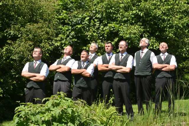 W. Schenkermayr, H. Schlögelhofer, A. Losbichler, G. Scharnreitner, J. Forster, F. Schenkermayr, F. Schenkermayr, A. Schlögelhofer. | Foto: d' Urltaler