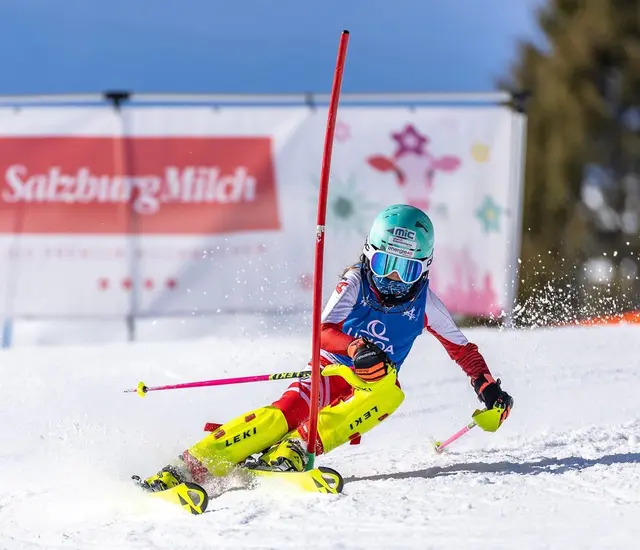 Pia Höppinger aus Kematen darf sich über den Landesmeistertitel freuen. | Foto: Ski Racing Team Neuhofen