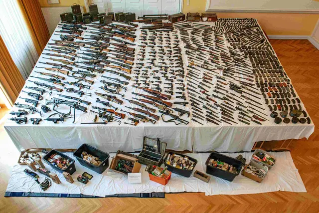 Waffensammlung | Foto: LPD NÖ/LKA Kevin Gschaider