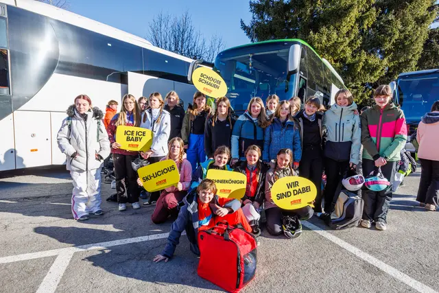 Auch die Jugendlichen der Mittelschule Kirchberg an der Raab waren beim Snowday dabei. | Foto: Erwin Scheriau