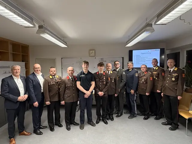 Die Stadtfeuerwehr Oberwart lud zur Jahreshauptdienstbesprechung. Bei dieser gab es Beförderungen und Ehrungen. | Foto: Stadtfeuerwehr Oberwart