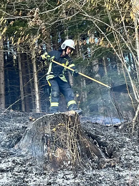 Brand in Windhag | Foto: Bfkdo Amstetten / FF Waidhofen