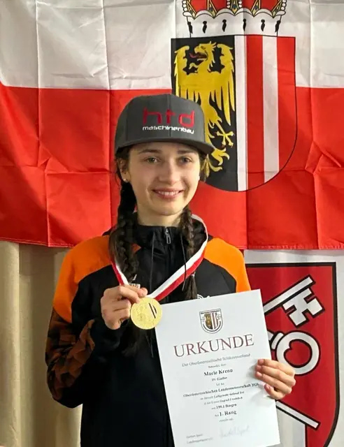 Marie Krenn errang den Schützen-Landesmeisterititel.  | Foto: Schützenverein Klaffer