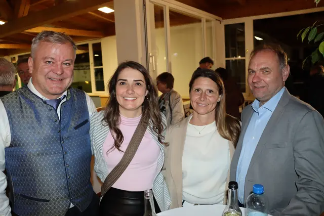 Alfons und Maria Egger mit Petra Fischinger und Markus Müller. | Foto: Christopher Polesnig
