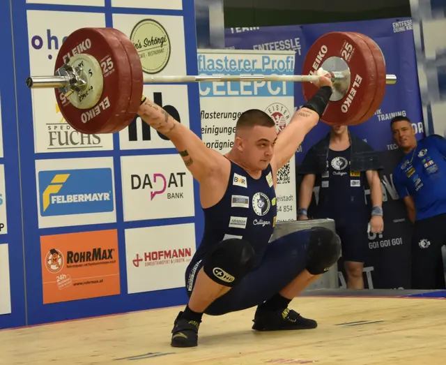 Luca Modrey (VÖEST) gelangen in der ersten Runde der Bundesliga gleich drei neue Bestmarken.

Foto: Conny Högg  
